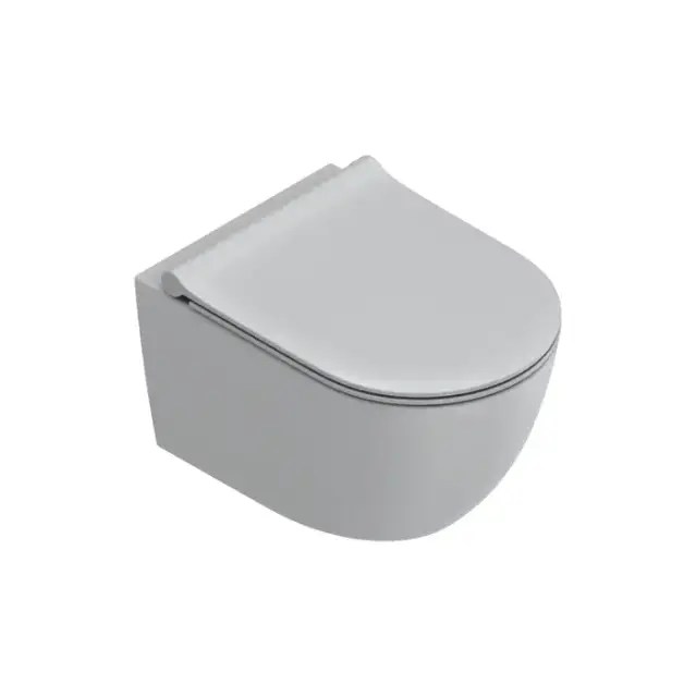 Catalano Sfera Унитаз подвесной 50x35см, безободковый, смыв Tornado, покрытие Twinglaze+, цвет: Cemento Satinato