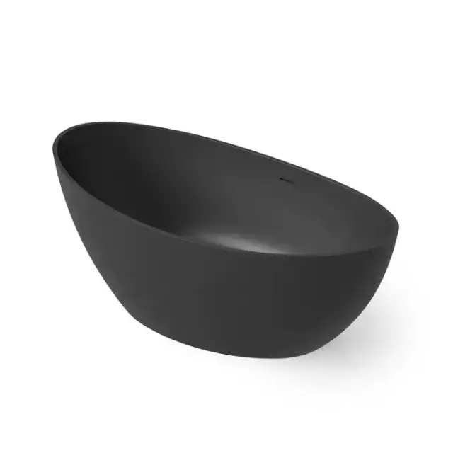 Dea Design Elegant Ванна 180x90x62см., отдельностоящая, Solid Surface, цвет: Black №16