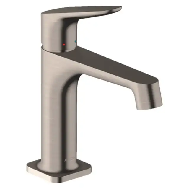 Axor Citterio M Смеситель для раковины 100, на 1 отв., с донным клапаном, цвет: сталь