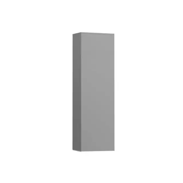 Laufen Kartell Шкаф подвесной, 40х27х130см, с 1 дверцей, 4 стек. полки, DX, цвет: сланцево-серый