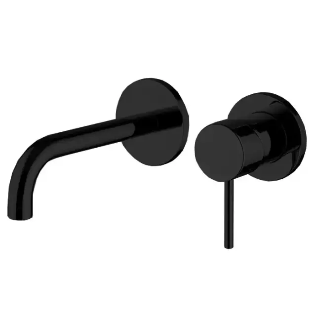 Fima Carlo Frattini Spillo Up Смеситель для раковины, встраиваемый, излив: 12см., цвет: черный матовый