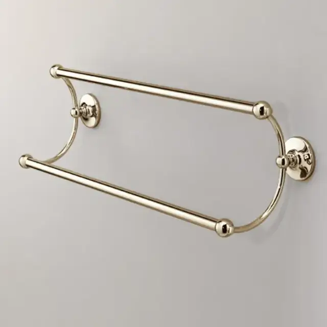 Devon&Devon Cavendish Полотенцедержатель двойной 55.5см., подвесной, цвет: золото