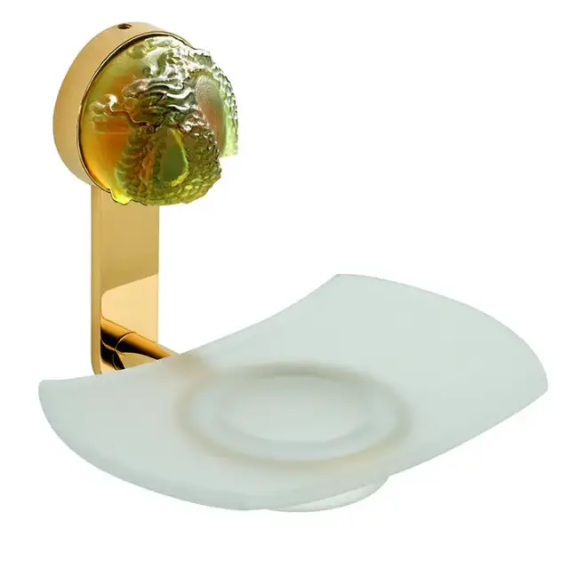 THG Dragon Jade Мыльница подвесная, цвет: золото