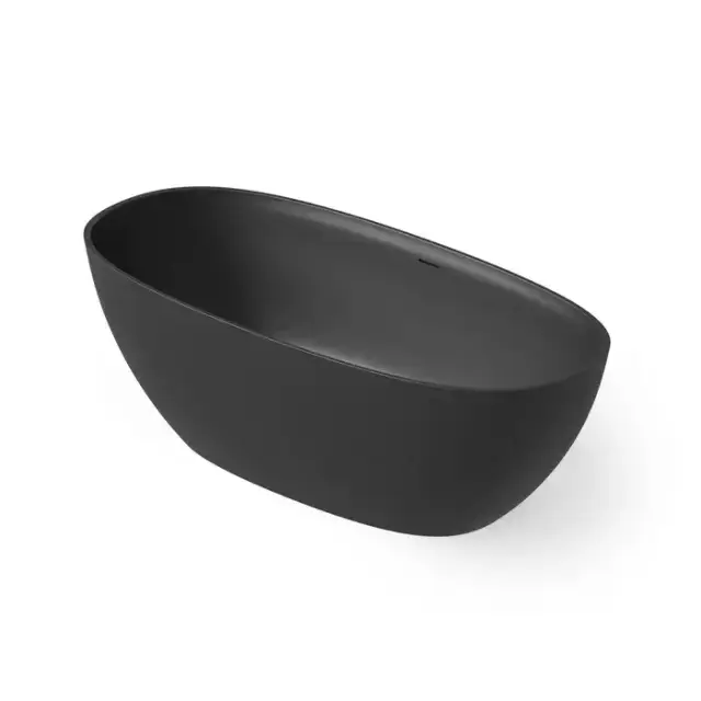 Dea Design Edge Ванна 150x73x56см., отдельностоящая, Solid Surface, цвет: Black №16