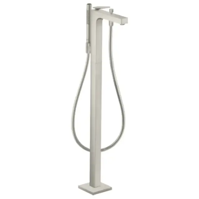 Axor Citterio Смеситель для ванны,напольный, с ручным душем, цвет: сталь