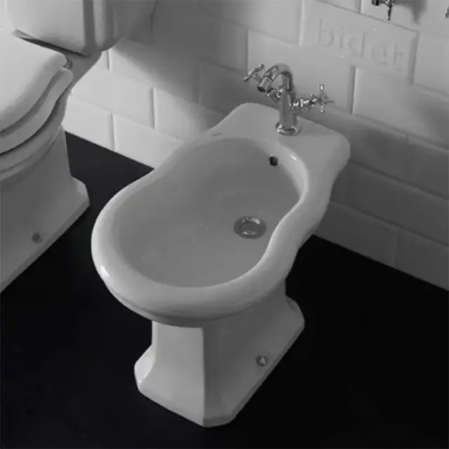 Globo Paestum Биде напольное 56х37см с 1 отв. под смеситель, с комплектом креплений, цвет: белый