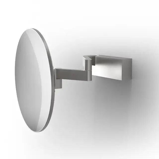 Decor Walther VISION R Зеркало косметическое, настенное, 5х-кратное ув., без подсветки, цвет: нержавеющая сталь