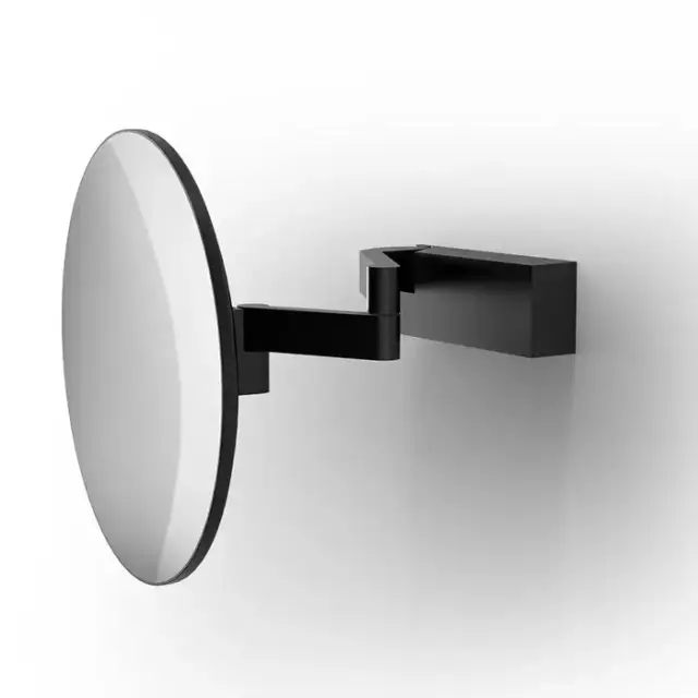 Decor Walther VISION R Зеркало косметическое, настенное, 5х-кратное ув., без подсветки, цвет: черный матовый