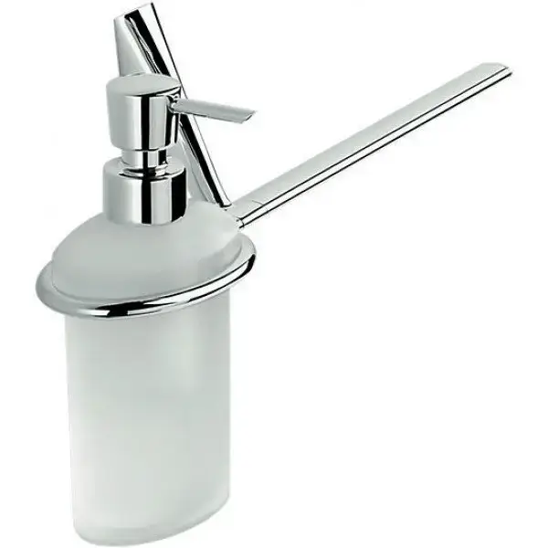 Colombo Land Полотенцедержатель 37.5 см с дозатором, DX, цвет: хром/матовое стекло