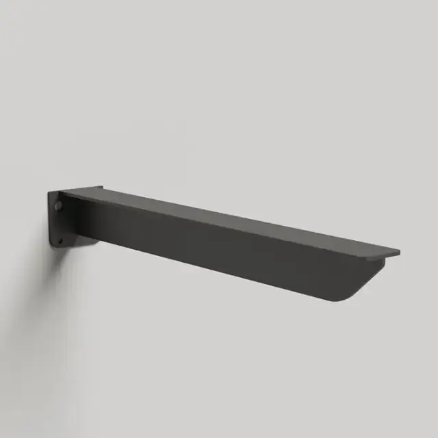 Salini Кронштейн 400x40x44мм для подвесной раковины/столешницы, цвет: черный матовый