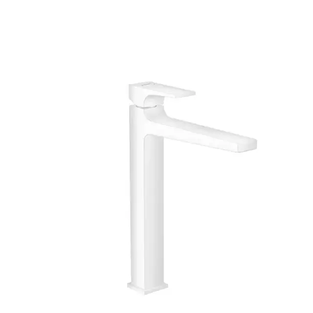 Hansgrohe Metropol Смеситель для раковины 260, на 1 отв, с донным клапаном, излив 204мм, цвет: белый матовый