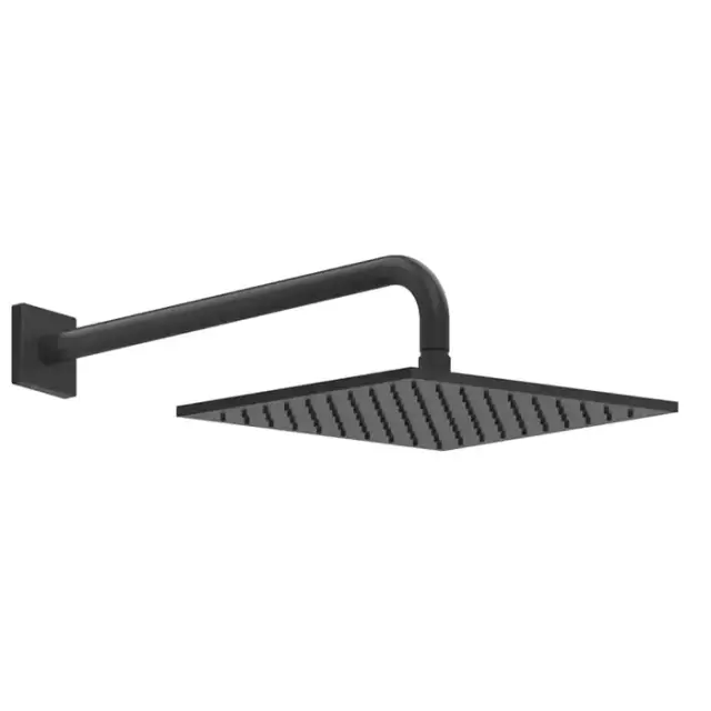 Gessi Rilievo Душевая головка шарнирная для настенного крепления 250x250 мм на 1/2&quot;, цвет: nero XL