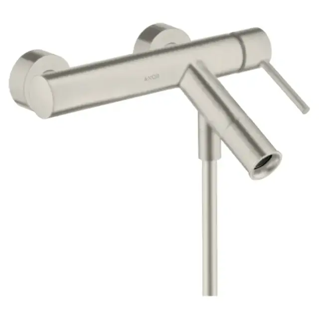 Axor Starck Смеситель для ванны , настенный, цвет: сталь