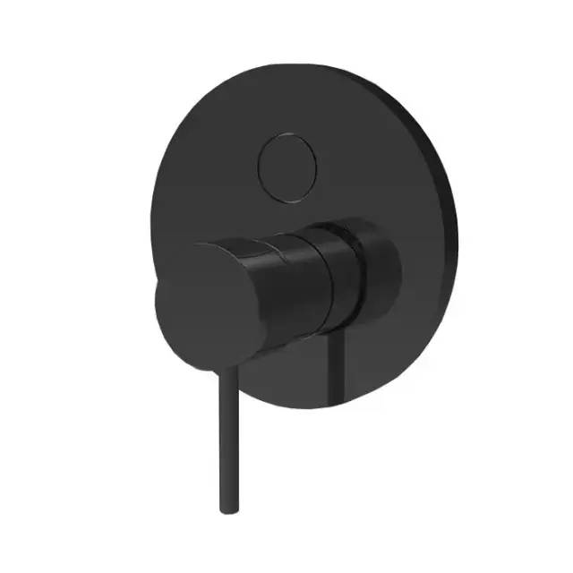 Fima Carlo Frattini Spillo Up Смеситель для душа, встраиваемый, с переключателем на 2 источника, цвет: черный матовый