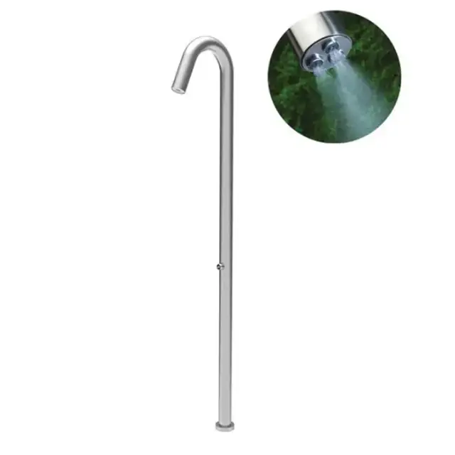 Fima Carlo Frattini Outdoor Душевая колонна с одним выходом OUTSIDE, цвет: нержавеющая сталь