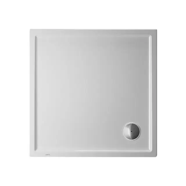 Duravit Starck Slimline Поддон акриловый квадратный 100x100х5см., d:9см., цвет: белый