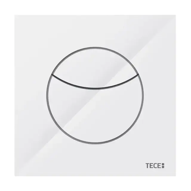 TECEflushpoint Панель смыва, 2 клавиши, квадратная, цвет: белый