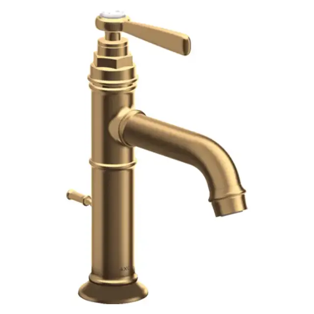 Axor Montreux Смеситель для раковины 100, на 1 отв., с донным клапаном, цвет: шлифованная медь