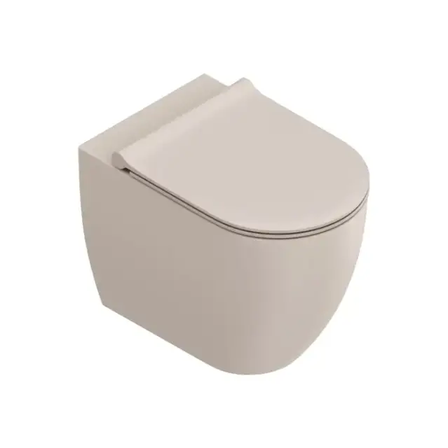 Catalano Sfera Унитаз напольный 54x35см, безободковый, смыв Tornado, покрытие Twinglaze+, цвет: Seta Satinato