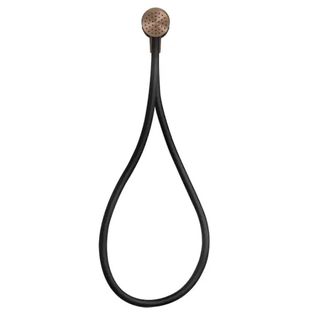 Gessi Hi-Fi Душевой магнитные комплект, состоящий из вывода воды, держателя, Darkflex шланга 1,50 м и лейки, цвет: Copper Brushed PVD