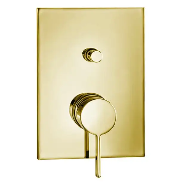Almar Thin Core Смеситель для душа, встраиваемый, на 2 потребителя, цвет: золото PVD