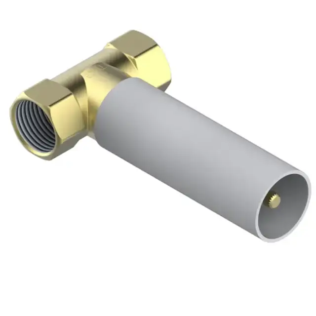 THG Корпус вентиля 3/4&quot;, встраиваемый в стену, для холодной воды, левый, цвет: золото