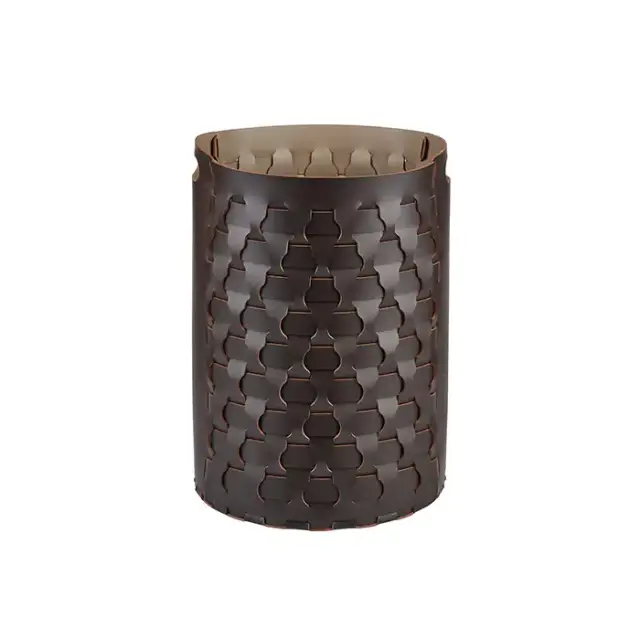 Colombo Adj Круглая корзина Dubai D40хH57см., напольная, цвет: шоколад/капучино