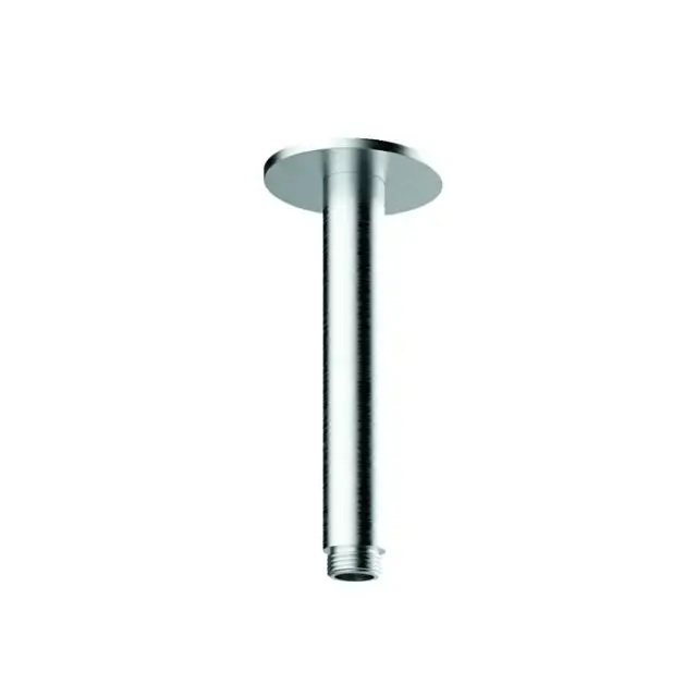 Almar 316 Stainless Steel Кронштейн для верхнего душа, потолочный, 10 см с круглым отражателем, цвет: нержавеющая сталь брашированная AISI 316