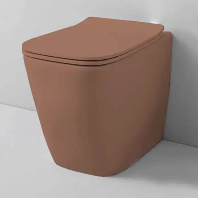 Artceram A16 Унитаз напольный Rimless 36х52 см, цвет: tortora