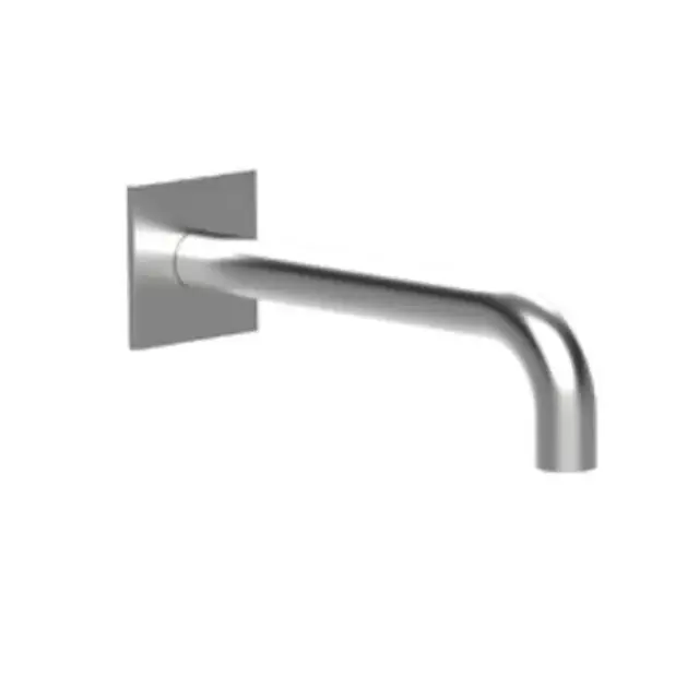 Almar Universal Излив настенный 240 мм с квадратным отражателем,  цвет: нержавеющая сталь брашированная AISI 316