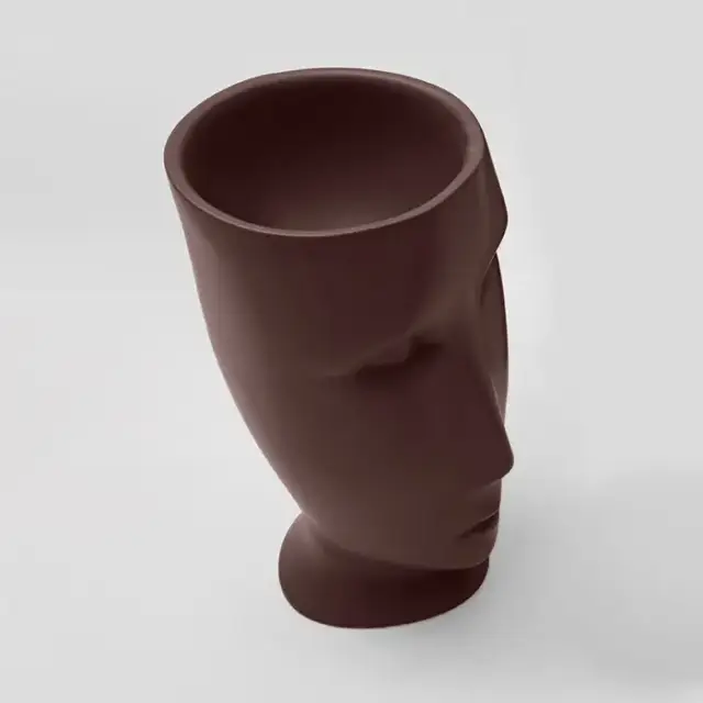 Kerasan Artwork Раковина 45х51х94.5 см, без отв., свободностоящая &quot;MOLOCO&quot;, слив в стену, цвет: Borgogna matt