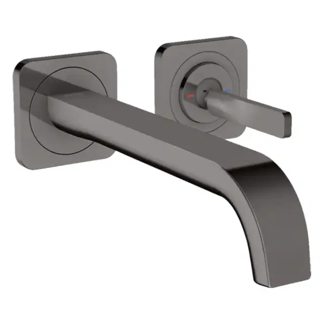 Axor Citterio E Смеситель для раковины, встраиваемый, излив: 22.1см., цвет: полированный черный хром