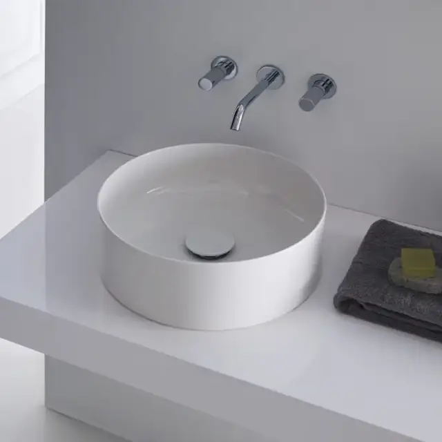 Laufen Living Square Раковина-чаша 38х38х13 см, без отв., без перелива, цвет: белый