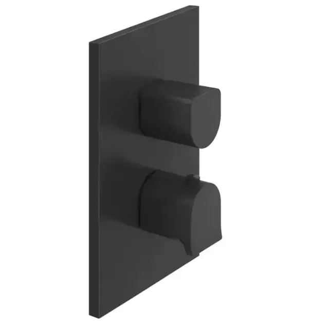 Gessi Rilievo Встраиваемый смеситель для душа, термостатический, на 1 источник, внешняя часть, цвет: black XL