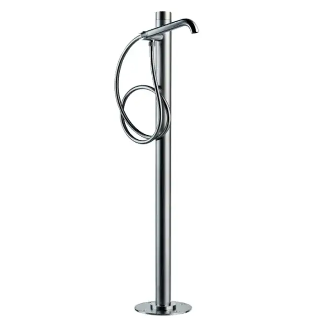 Bossini Nobu Смеситель прогрессивный напольный д/ванны, высота 103 см х Ø 54 mm., цвет: нержавеющая сталь