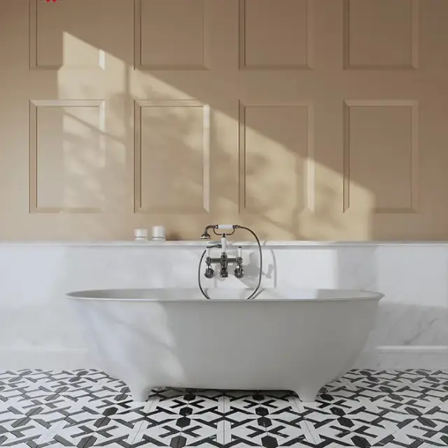 Devon&Devon Dove Ванна отдельностоящая, 170.5х85 см, из White tec plus, на ножках, с донным клапаном, цвет: белый