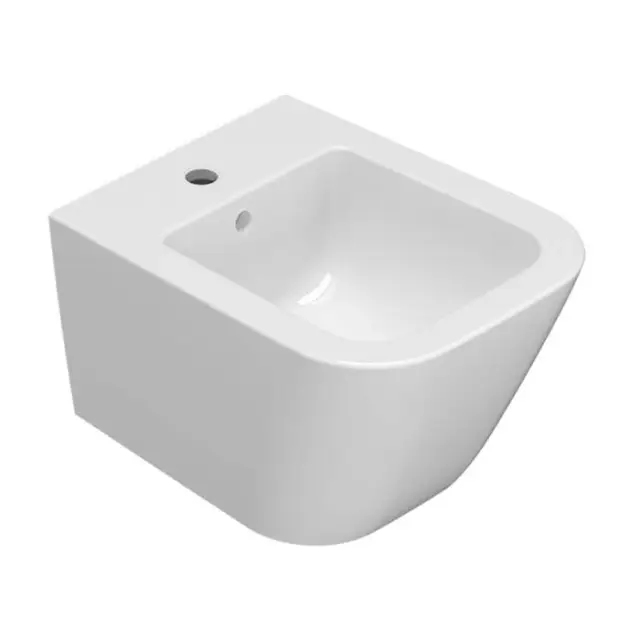 Globo Stone Биде подвесное, 45см., крепление в комплекте, цвет: белый матовый