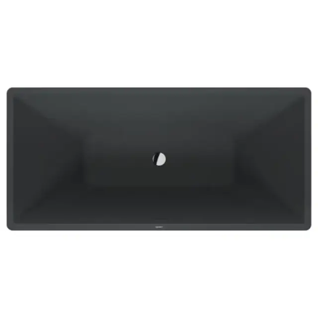 Duravit Vitrium Ванна отдельностоящая 160x75см, с ножками, с2 наклонами для спины, прямоугольная, цвет: темно-серый матовый