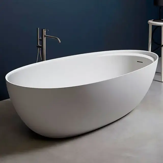 Antonio Lupi Eclipse Ванна отдельностоящая, овальная, 185х95,5х53см, цвет: белый