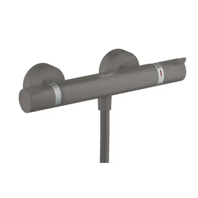 Hansgrohe Ecostat Термостат для душа Comfort, внешнего монтажа, цвет: шлифованое черный хром