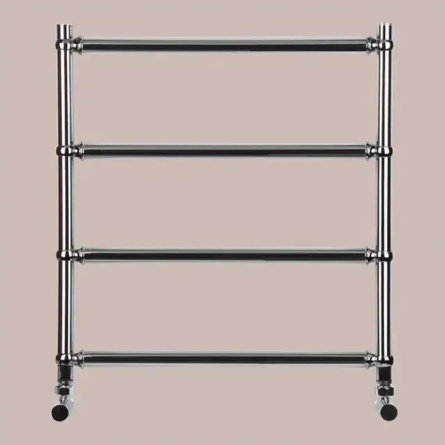 Irsap BELLA п/сушитель (4тр) водяной для систем ГВС, 55хh62.6см (межосевое 50см), с вентилями и комплектом для монтажа KITCOPTUEC6450, цвет:хром/хром