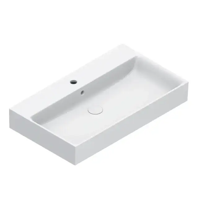 Catalano Premium Раковина 80x47см, с 1 отв., цвет: белый глянцевый