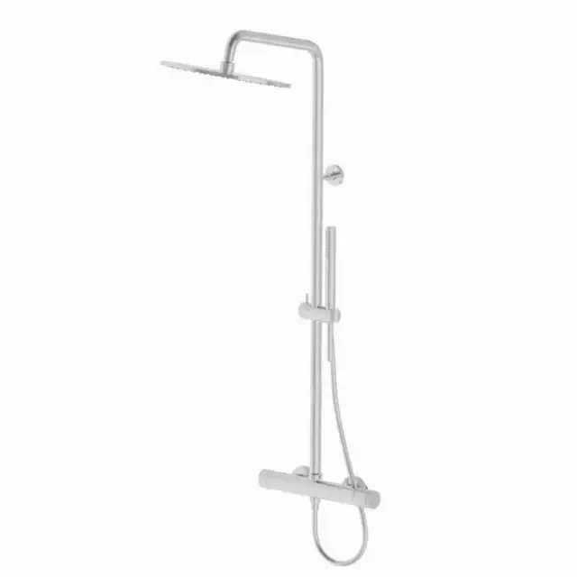 Gattoni MD Душевая стойка, верхний душ Ø300 мм., ручной душ, шланг, цвет: хром