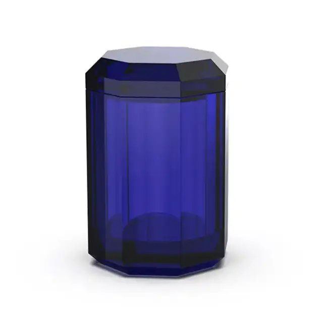 Decor Walther KR BMD Kristall Коробка универсальная, с крышкой, цвет: Capri Blue