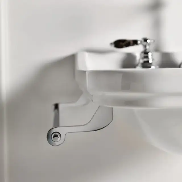 Kerasan Waldorf Полотенцедержатель боковой для раковин, 40см, цвет хром