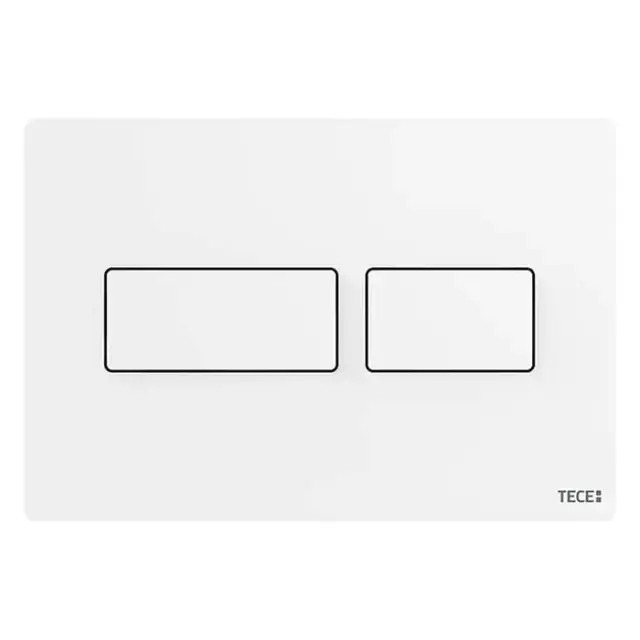 TECEsolid. Панель смыва с двойной системой смыва для унитаза, цвет: белый матовый