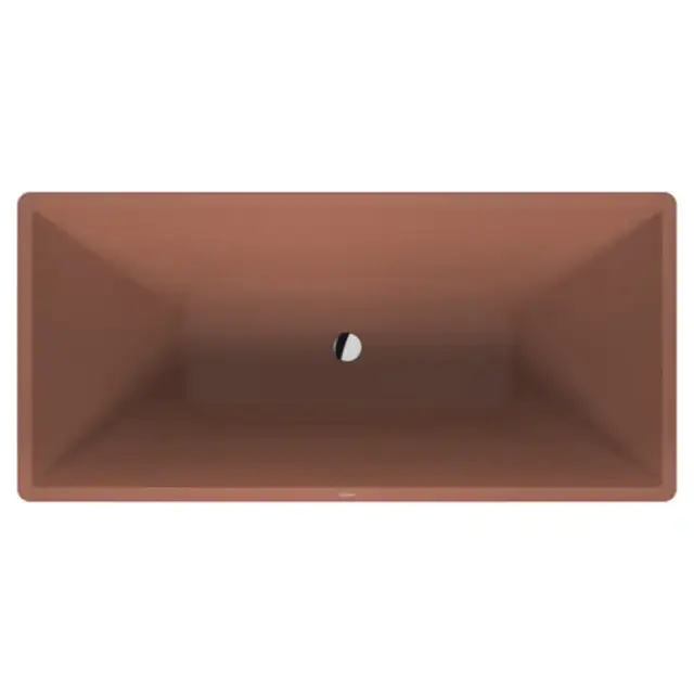 Duravit Vitrium Ванна отдельностоящая 160x75см, с ножками, с2 наклонами для спины, прямоугольная, цвет: матовая корица