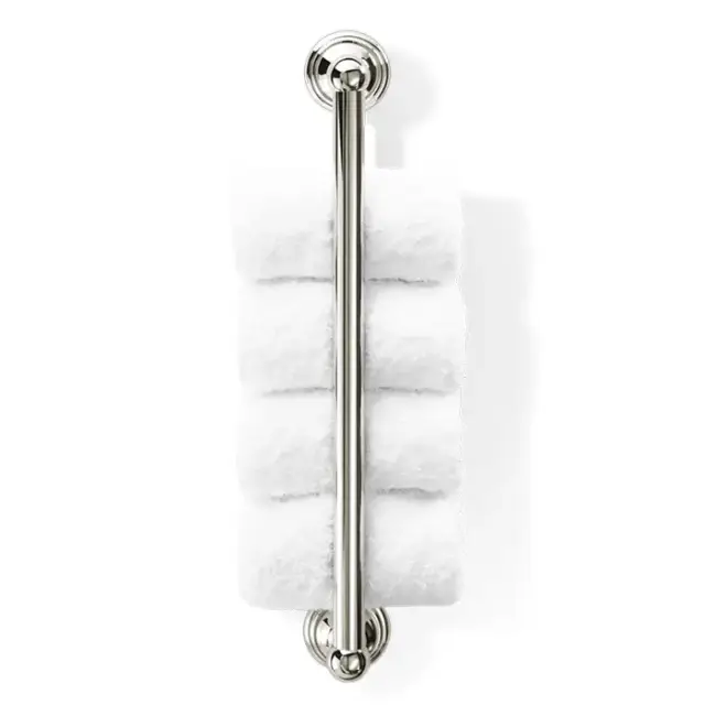 Decor Walther Classic GTH Полотенцедержатель 46см, вертикальный, подвесной, цвет: никель полированный