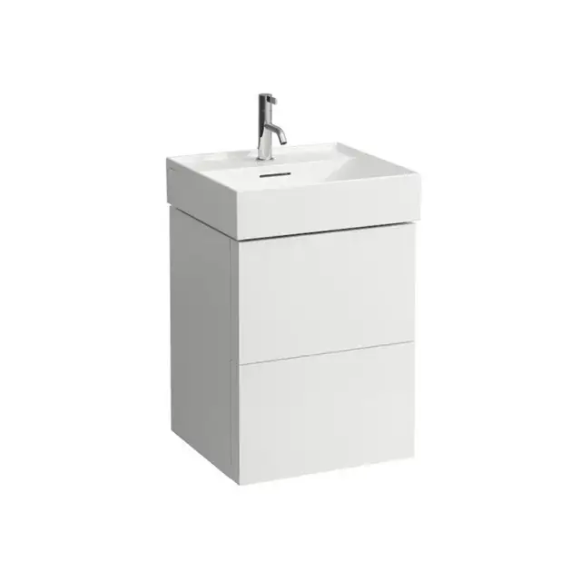 Laufen Kartell Тумба с раковиной 50x46см, с 1 отв., 2 ящика, цвет: белый матовый