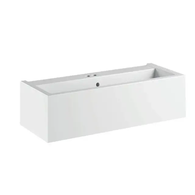 Kerasan Kanaal Раковина подвесная 100х40х25см., с 2 отв., цвет: белый глянец